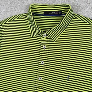 RLX Ralph‎ Lauren Stripes Golf Polo Shirt Men Large